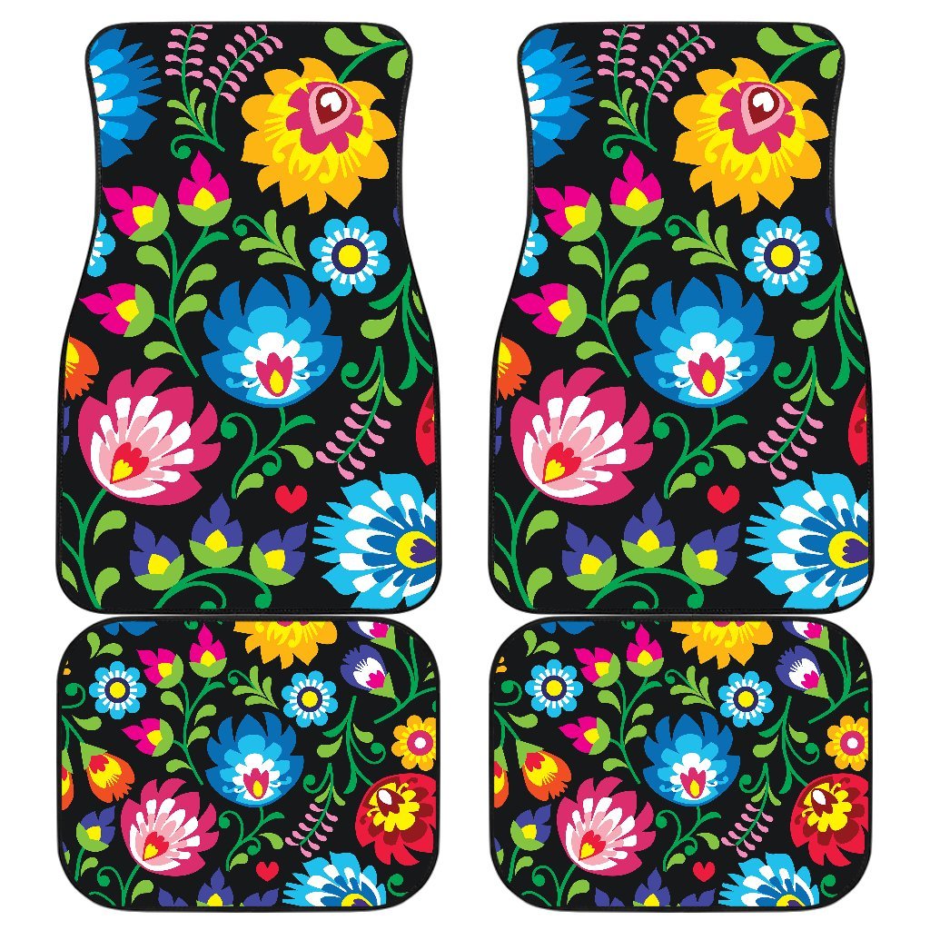 Floral Car Floor Mats - Your Amazing Design