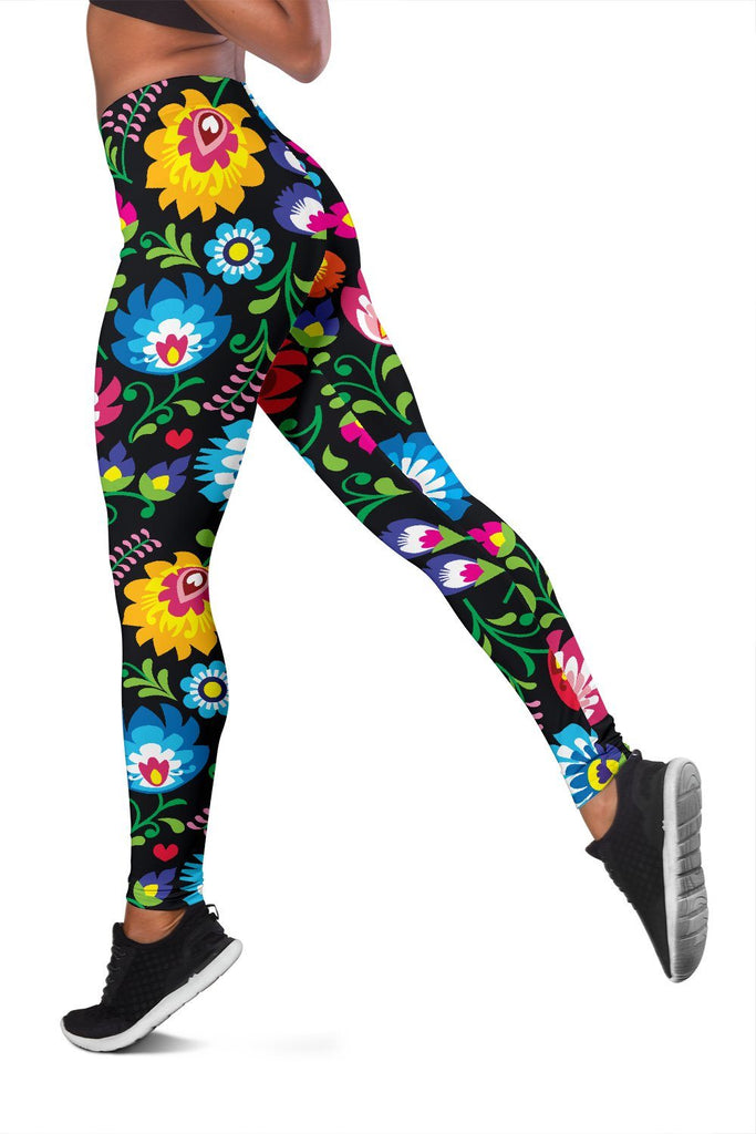 Floral Women's Leggings - Your Amazing Design