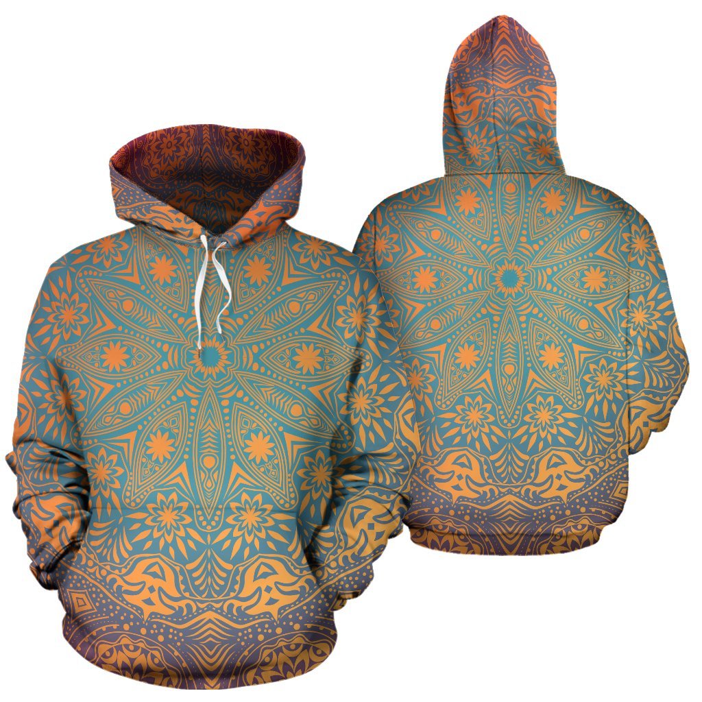 Happy Mandala Hoodie - Your Amazing Design