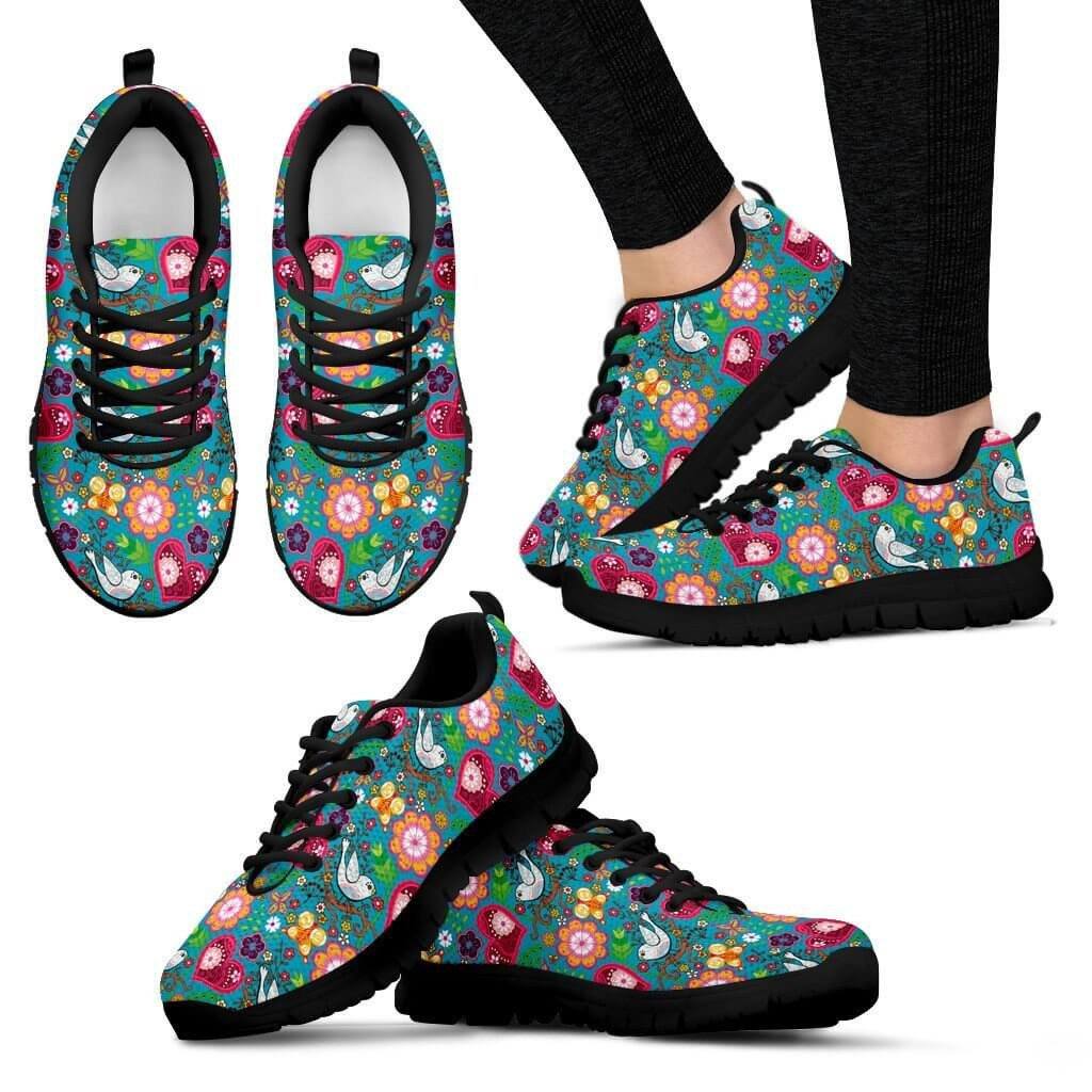 Love birds | Colorful shoes for women 