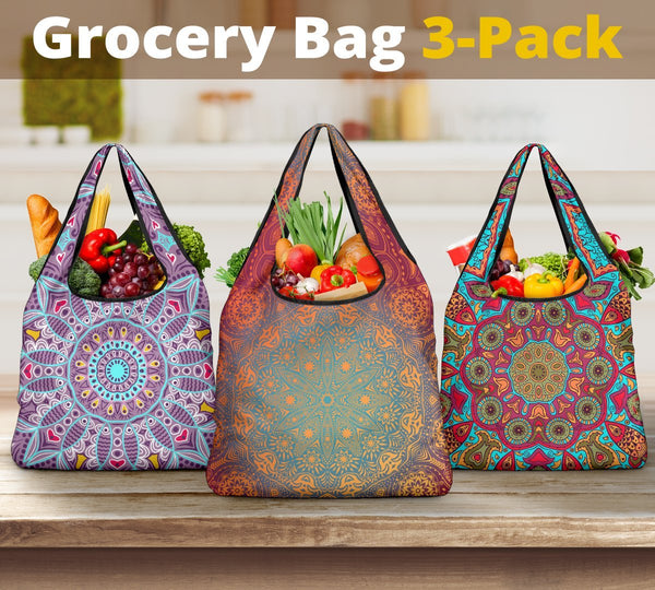 Mandala Grocery Bag - Your Amazing Design