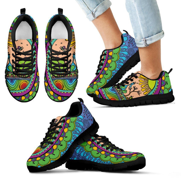 Over The Rainbow Kid's Sneakers - Your Amazing Design