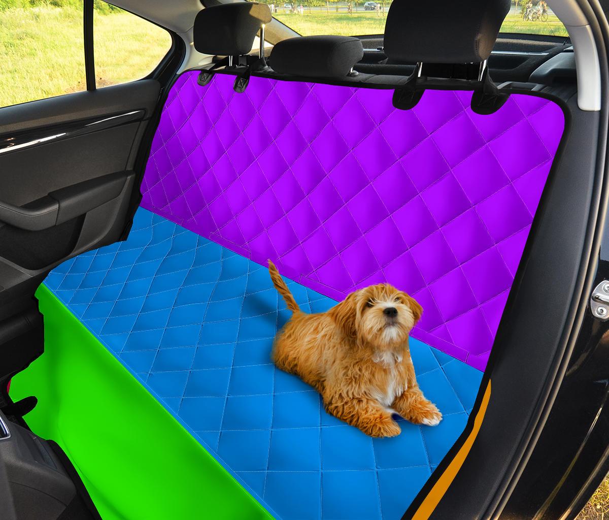 Rainbow Pet Car Seat Covers - Your Amazing Design