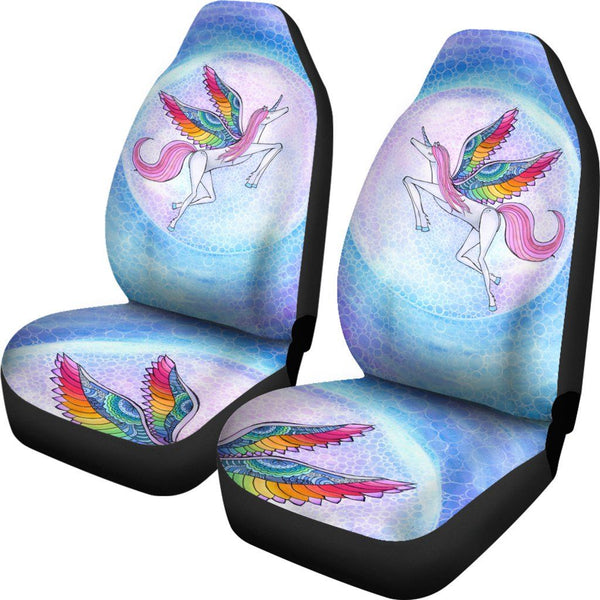 Rainbow Unicorn Car Seat Covers - Your Amazing Design