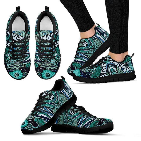 Happy ocean | Colorful women's sneakers - Your Amazing Design