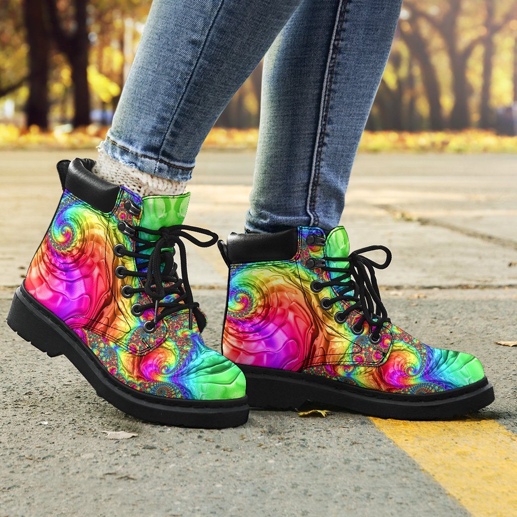 happy rainbow shoes