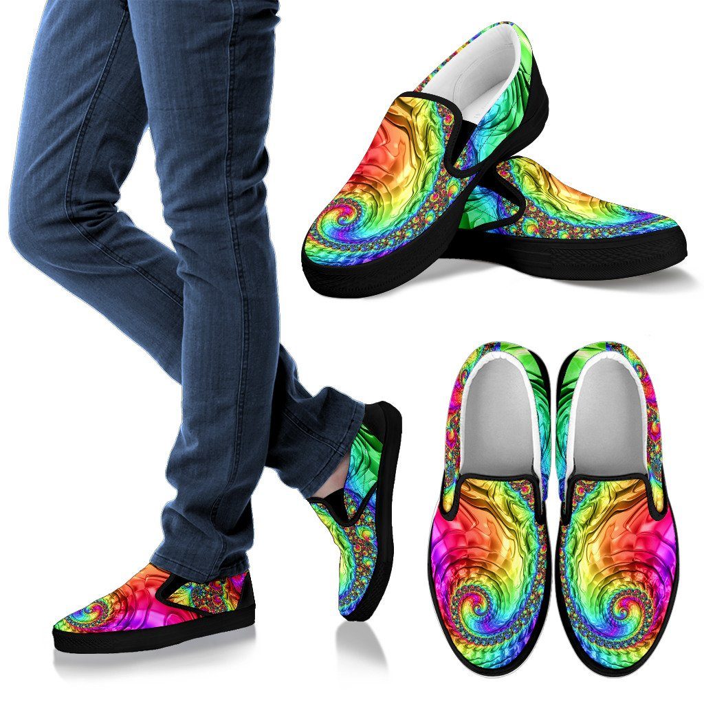 Happy Rainbow Slip Ons - Your Amazing 