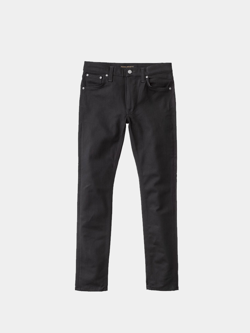 Nudie Lean Dean Jeans - Ever Black