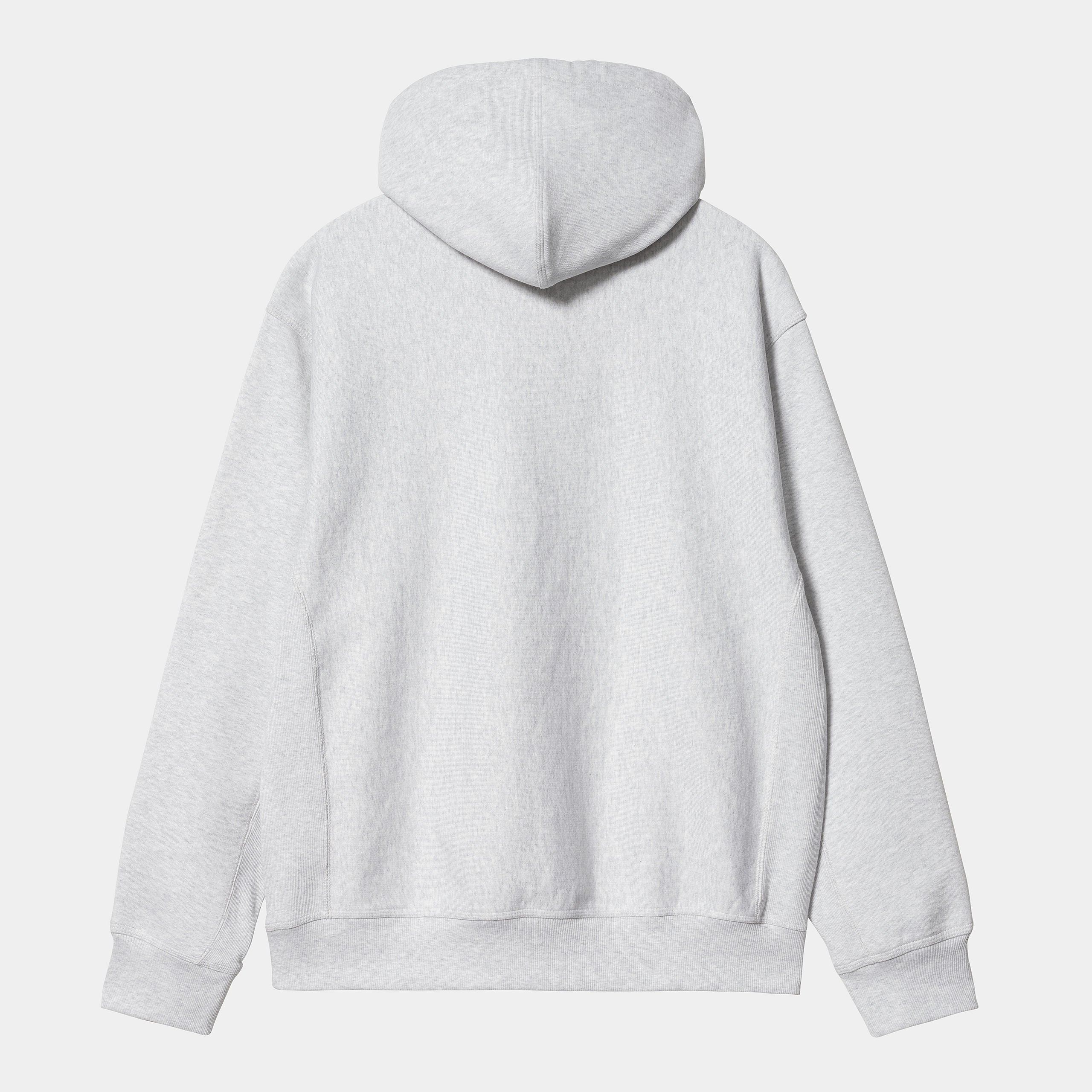 Carhartt WIP Hooded American Script Sweatshirt - Ash Heather