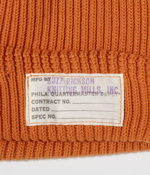 Buzz Rickson's Cotton Watch Cap - Orange