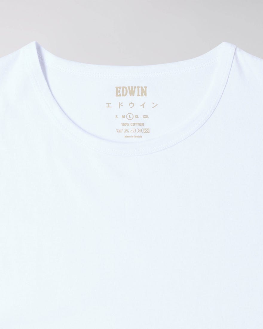 Edwin Double Pack T-Shirt - White