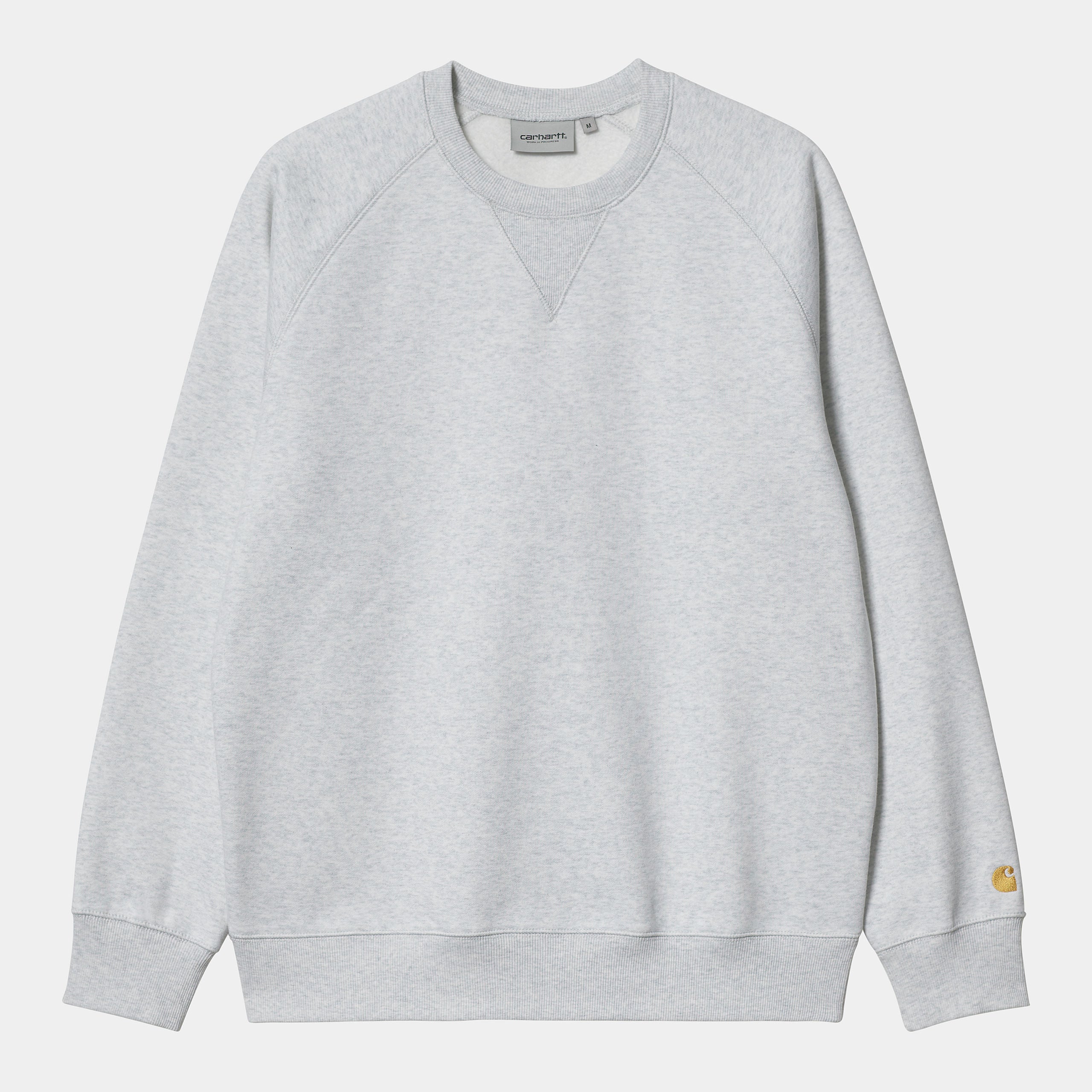 Carhartt WIP Chase Sweatshirt - Ash Heather/Gold