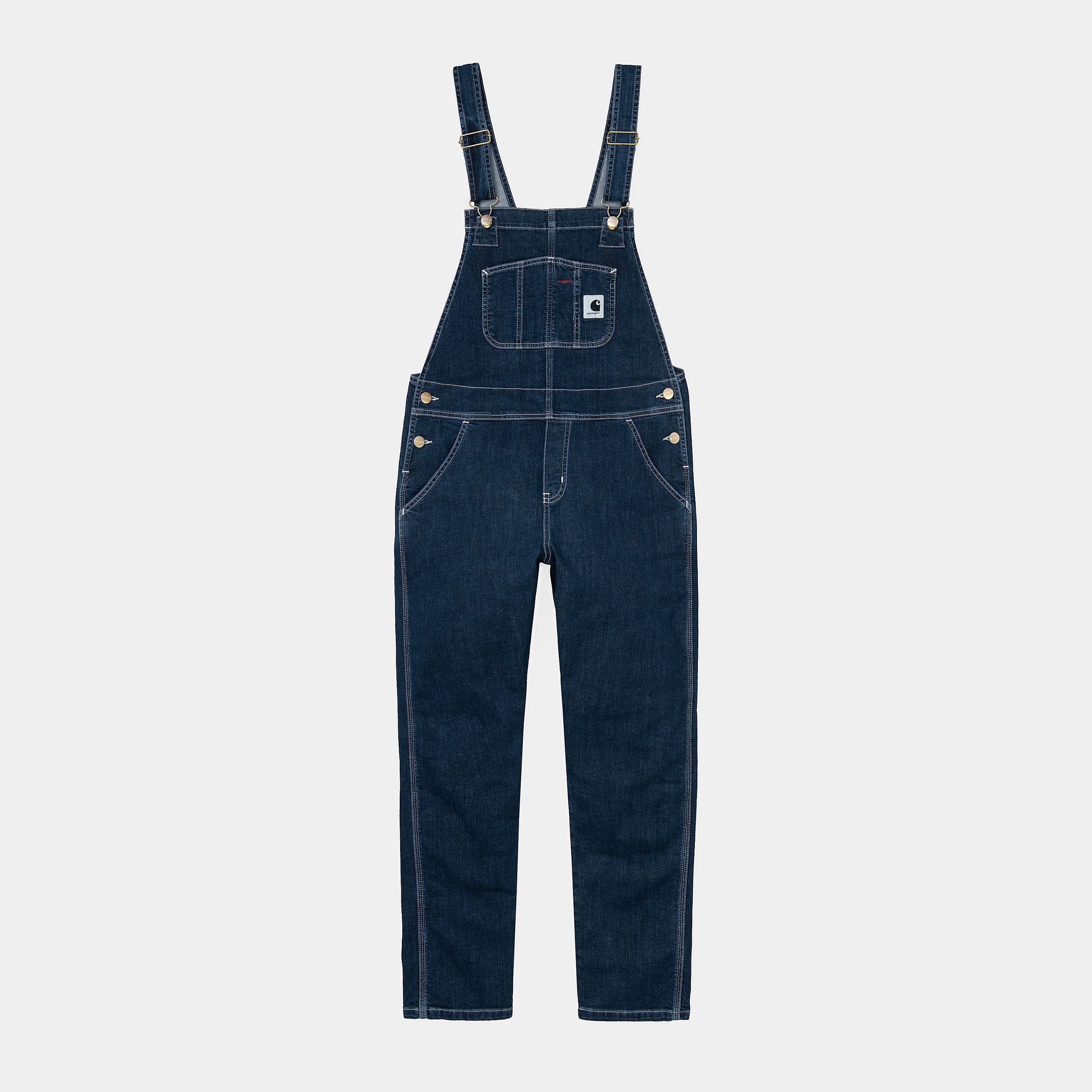 Carhartt WIP Women Bib Overalls - Blue Stone Washed