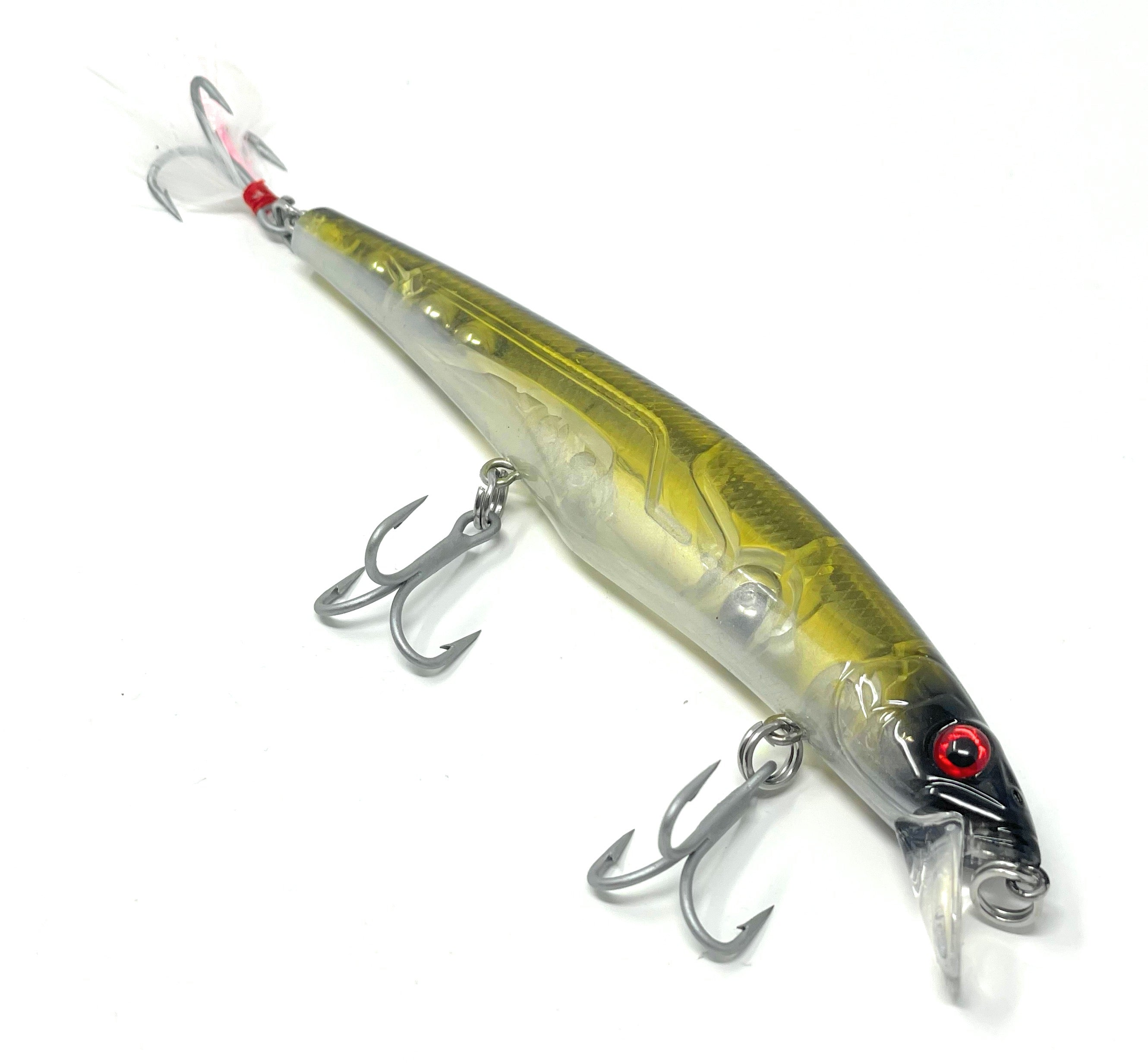 Vense Curve Minnow Lure 125mm Freshwater/Saltwater Three VMC 3X Hook