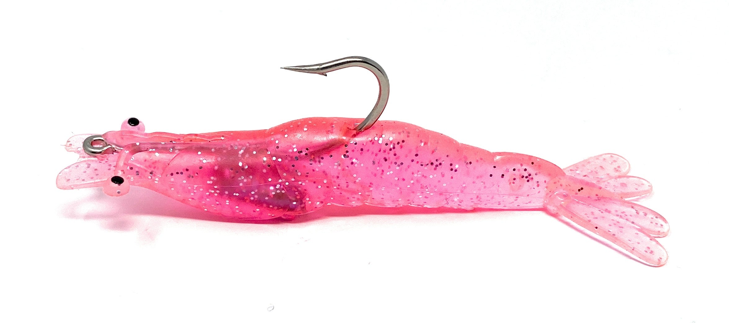 305 Soft Rubber Shrimp Lure Baits 4 Variable Depth. Package of 1. Double  Weigh