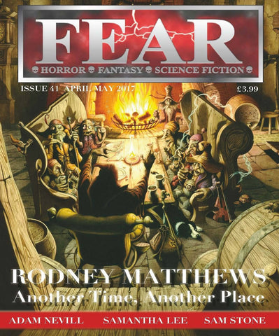 Fear Magazine Issue 41 with Rodney Matthews cover image and article | Rodney Matthews Studios