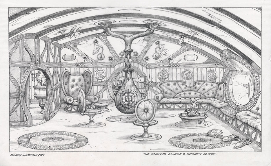 The Paradox (Lounge and Kitchen Alcove) by Rodney Matthews