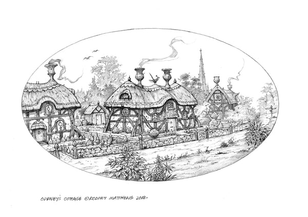 Oddney's Cottage © Rodney Matthews Studios