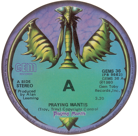 Praying Mantis Beer Mat | Rodney Matthews Studios