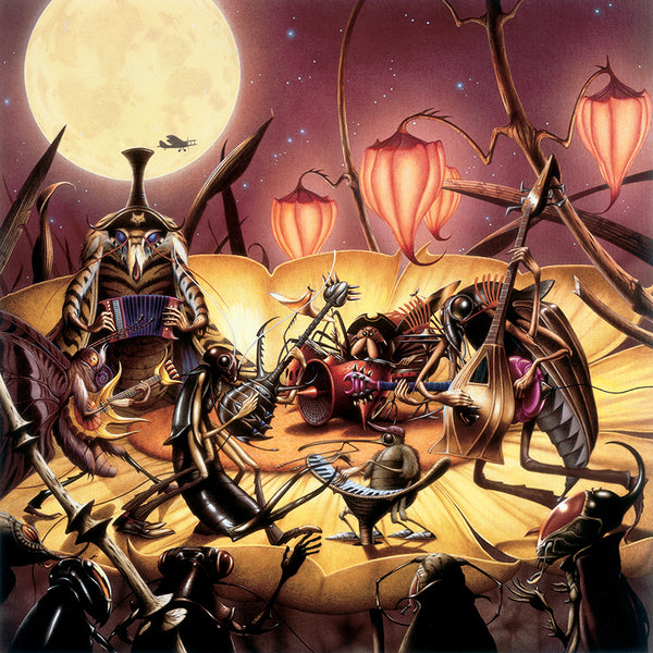 Sextet by Rodney Matthews | Commissioned by Ian A. Anderson for his album Howling Moth