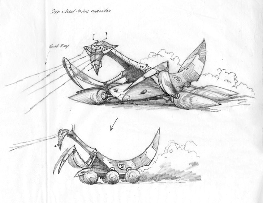 Shadow Master - Mantis Tank by Rodney Matthews