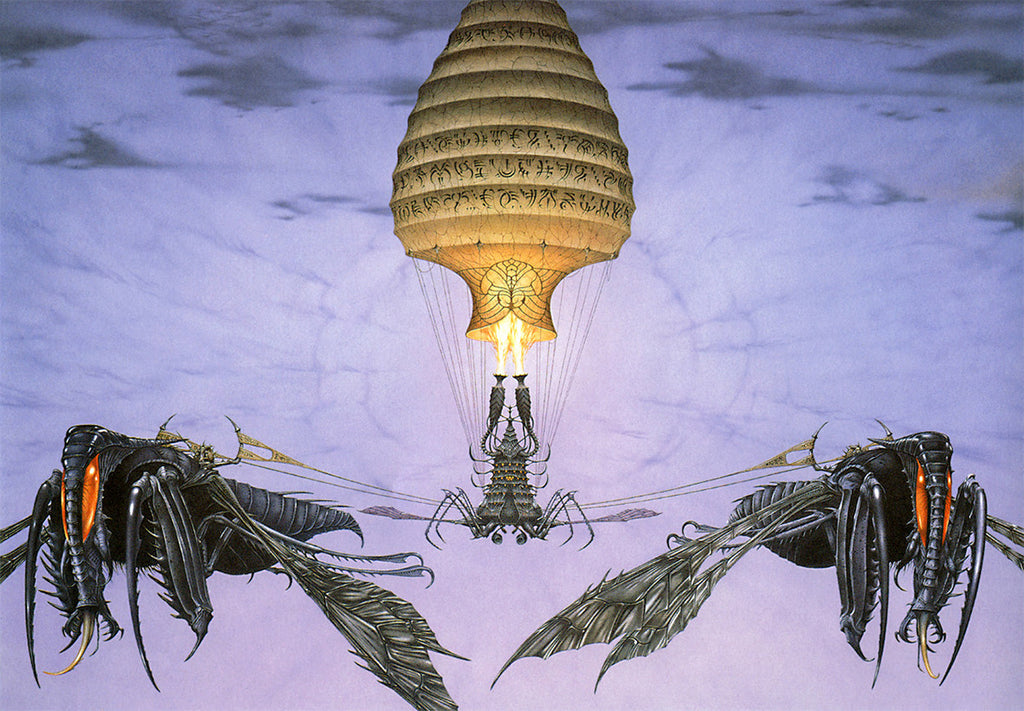 The Firewagon | Steampunk by Rodney Matthews