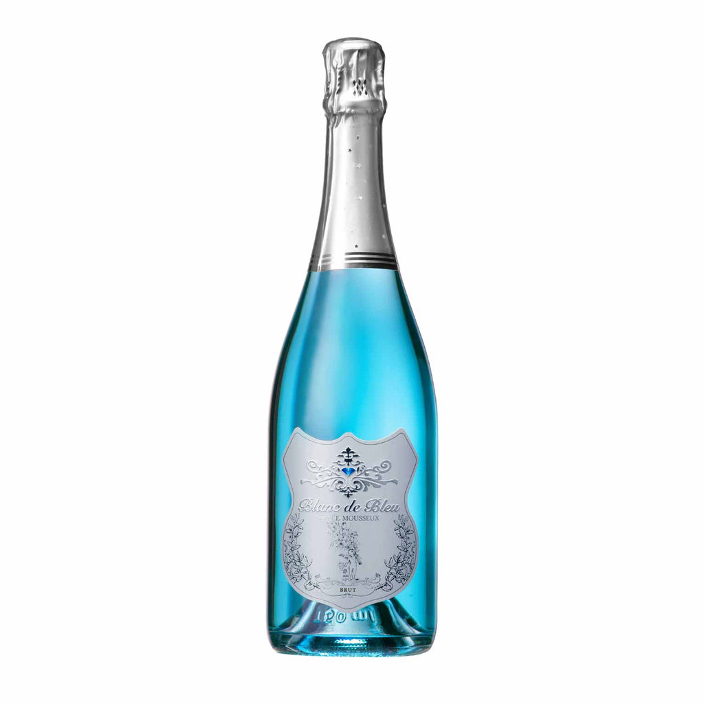 Blanc. Шампанское Blanc de BEU Cuvee Moussex Brut. Santini Blue шампанское. Blanc bleu вода. Шампанское брют с голубой этикеткой.