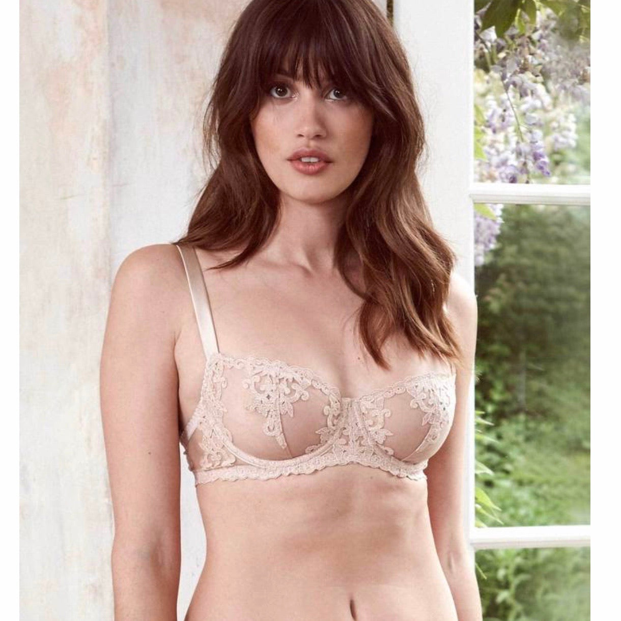 Dressing Floral Half Cup Bra - For Her from The Luxe Company UK