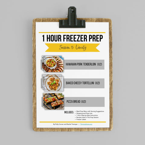 Book & Labels Kit for 15-Minute Freezer Meals