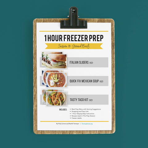 Freezer Meal Labels Printable – Morning Motivated Mom