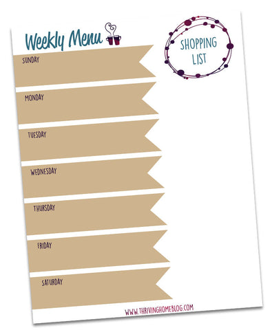 Freezer Meal Labels: Style Two