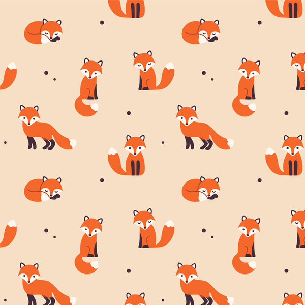 Fox - Removable Wallpaper – Print4One