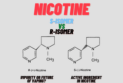r-isomer and s-isomer nicotine