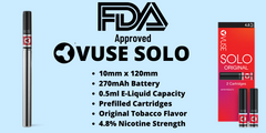 vuse solo specs