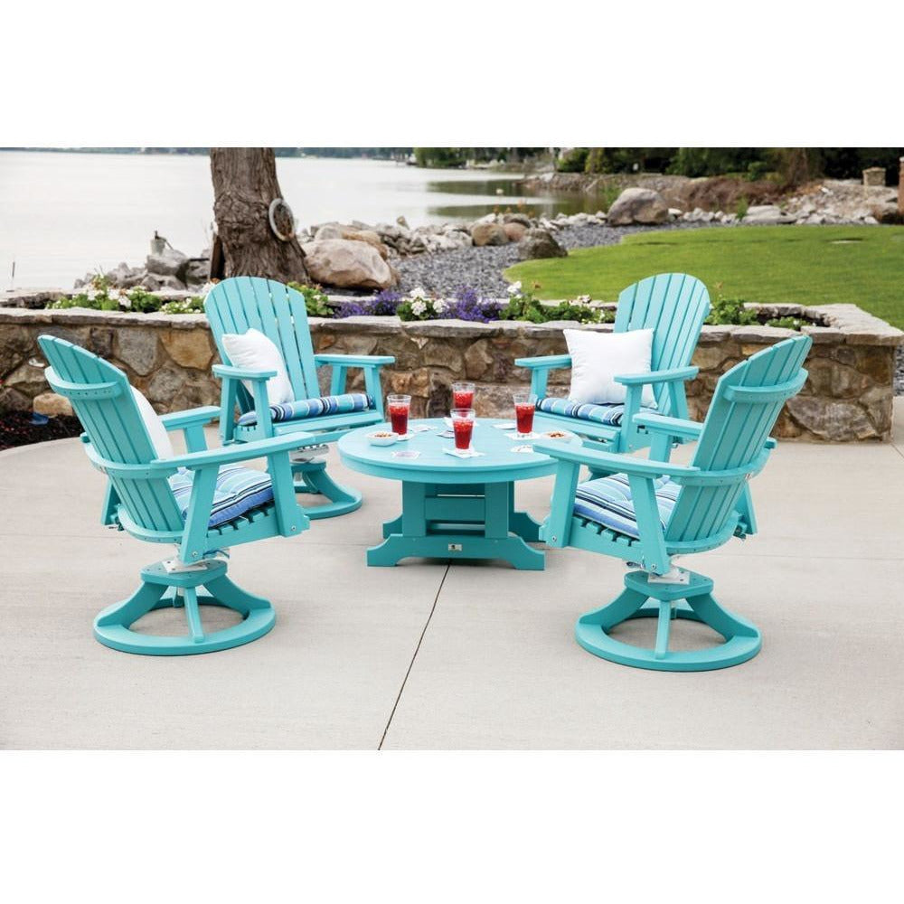 Berlin Gardens Comfo Back Adirondack 5pc Chat Set ...