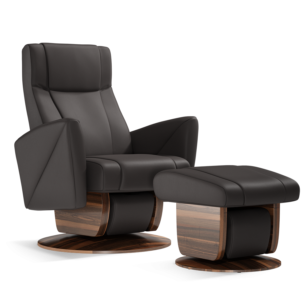 dutailier leather glider recliner