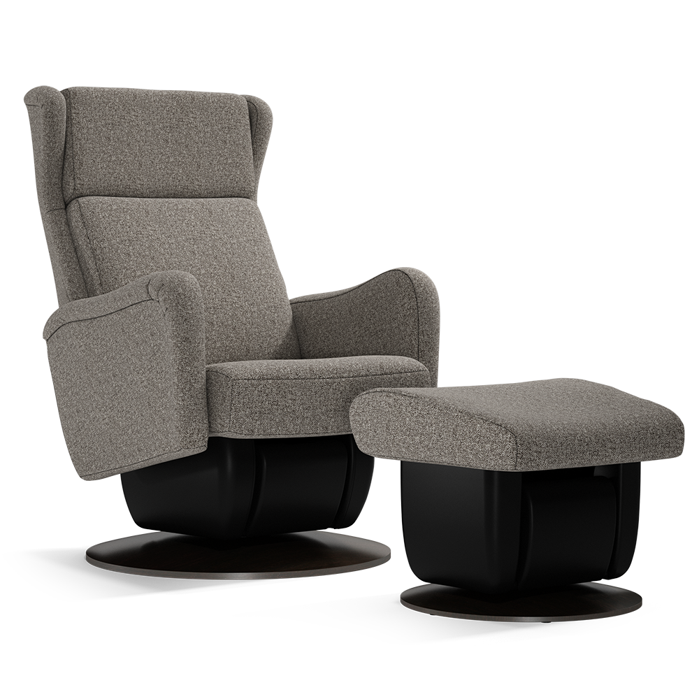 glider rocker with gliding ottoman