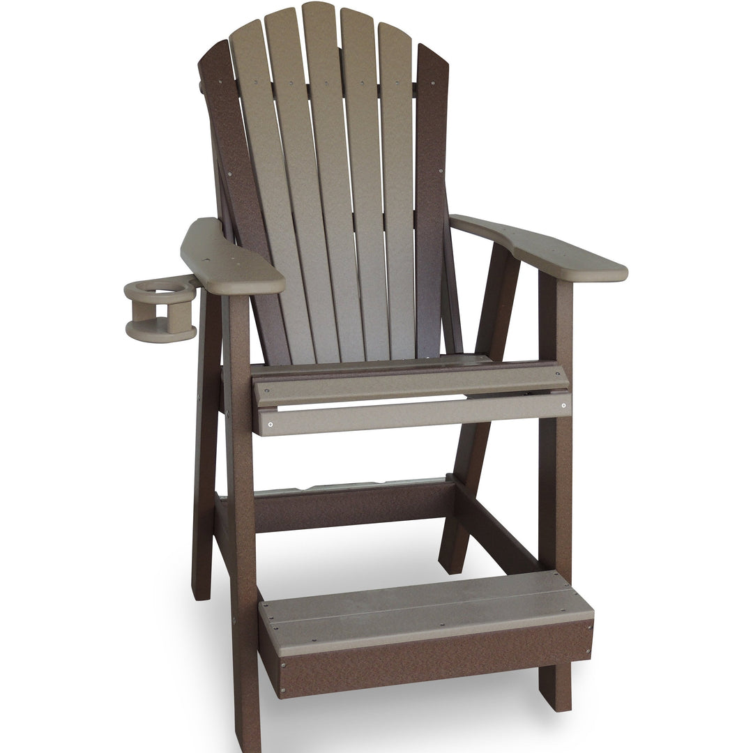 Poly High Back Siesta Folding Chair from DutchCrafters Amish Furniture