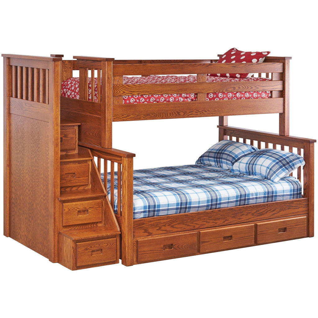 bunk beds with storage steps