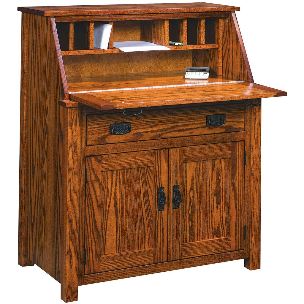 craftsman style secretary desk