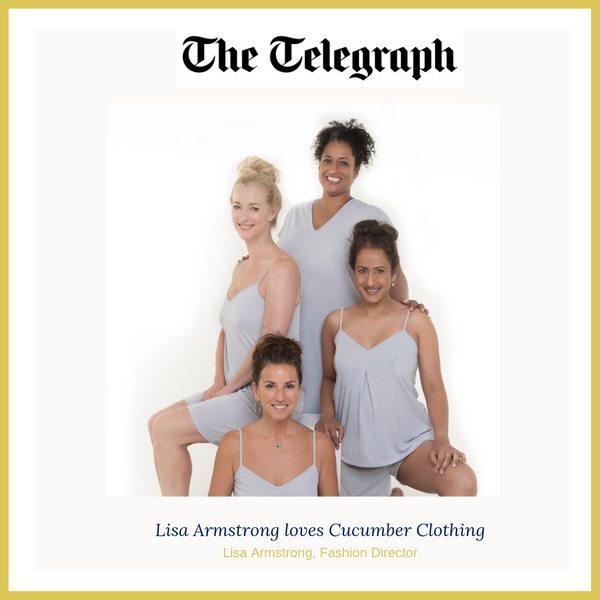 lisa armstrong of the telegraph loves cucumber clothing