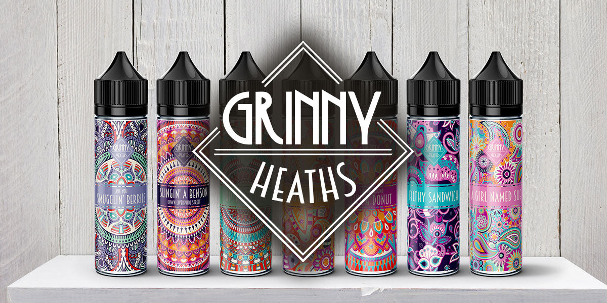 Grinny Heaths, UK made vape juice