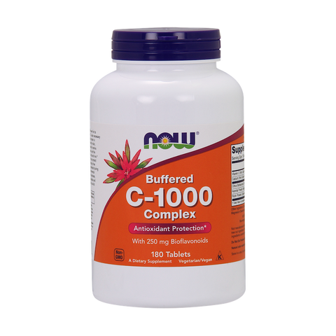 NOW Foods Vitamine C 1000 Complex met Calcium (180 tabletten)