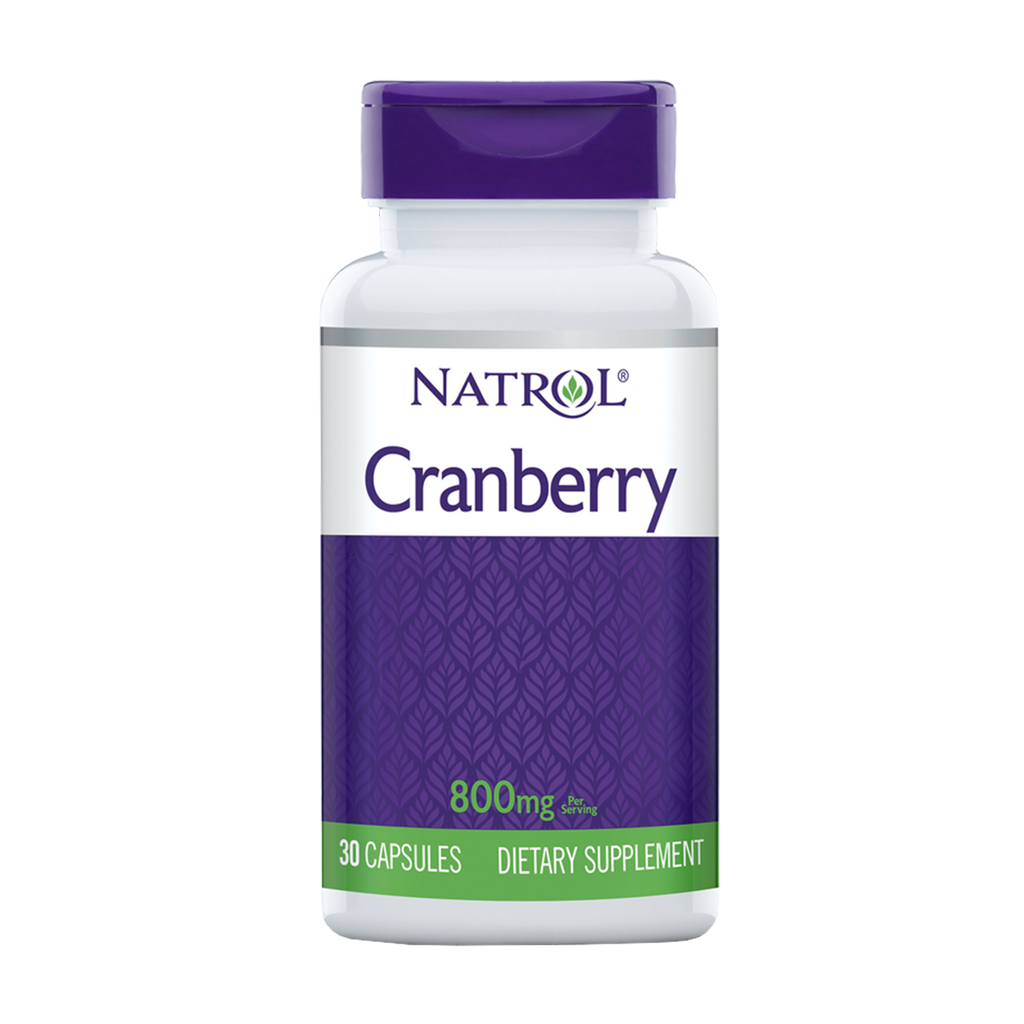 natrol cranberry 800mg 30 capsules 