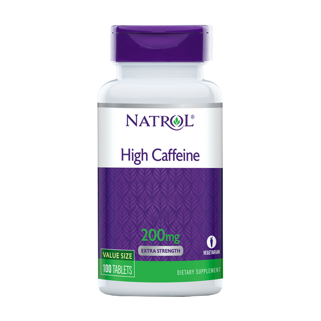 natrol high caffeine extra strength 200mg 100 tablets 1