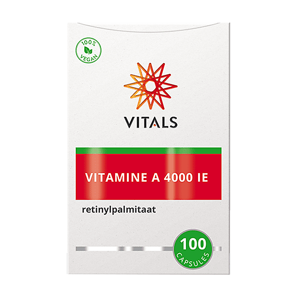 Vitals Vitamine A Packaging