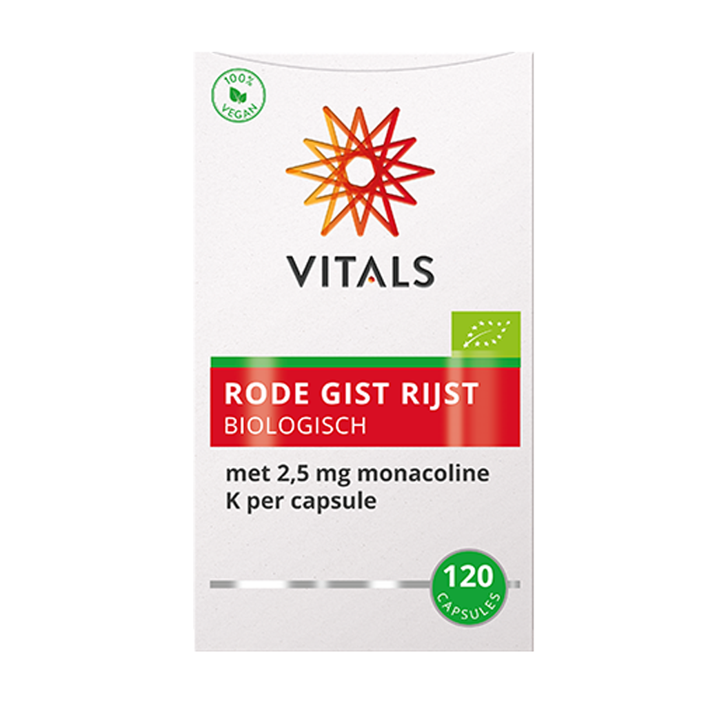 Vitals Rode Gist Rijst Biologisch verpakking 