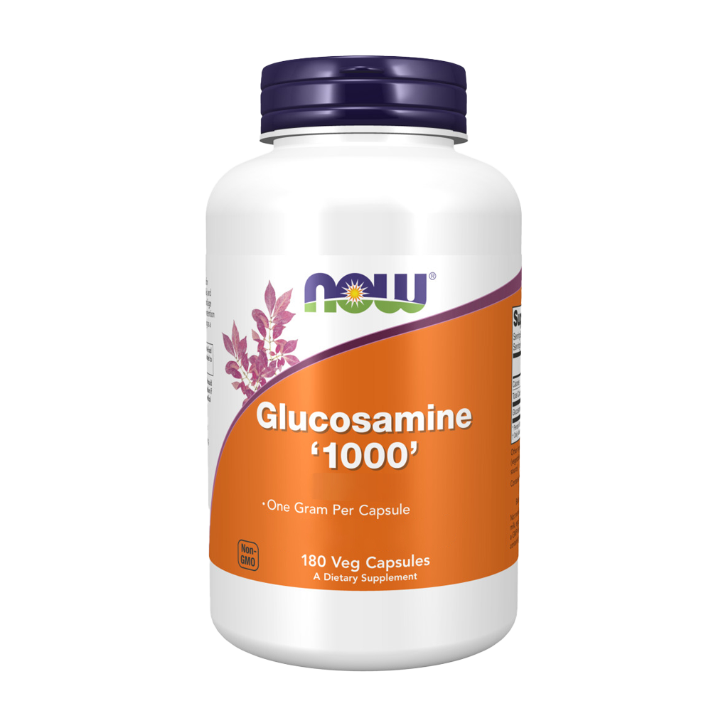 now foods glucosamine 1000 capsules voorkant 180 cap