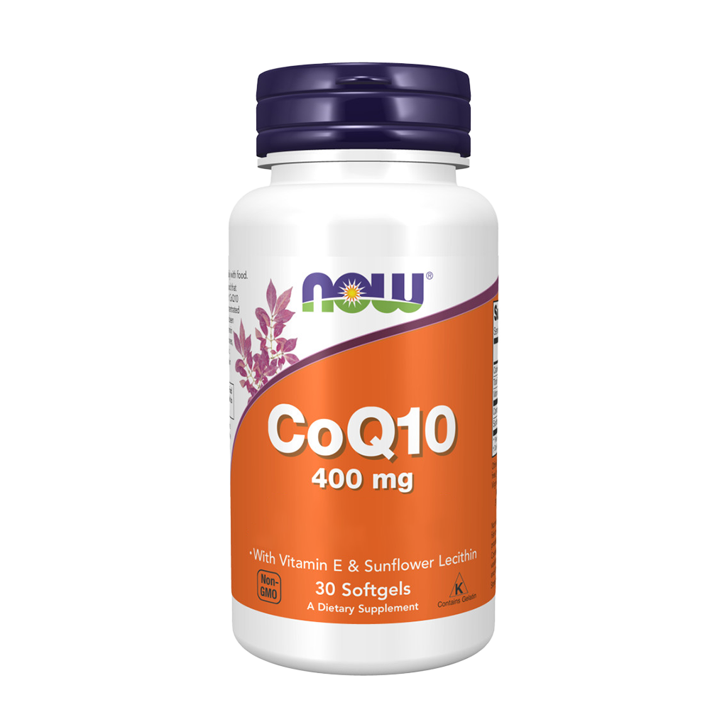 NOW Foods CoQ10 400mg Voorkant