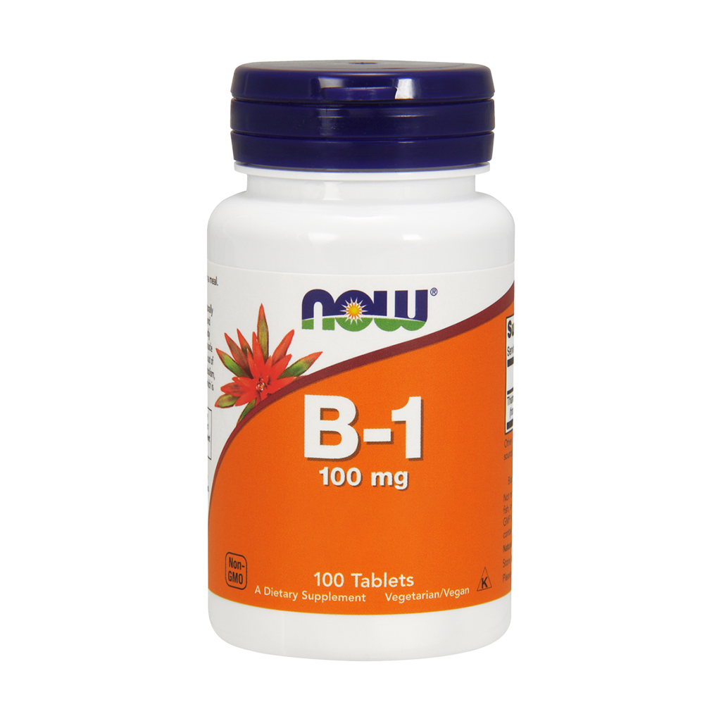 NOW Foods Vitamine B1 100 mg (100 tabletten)